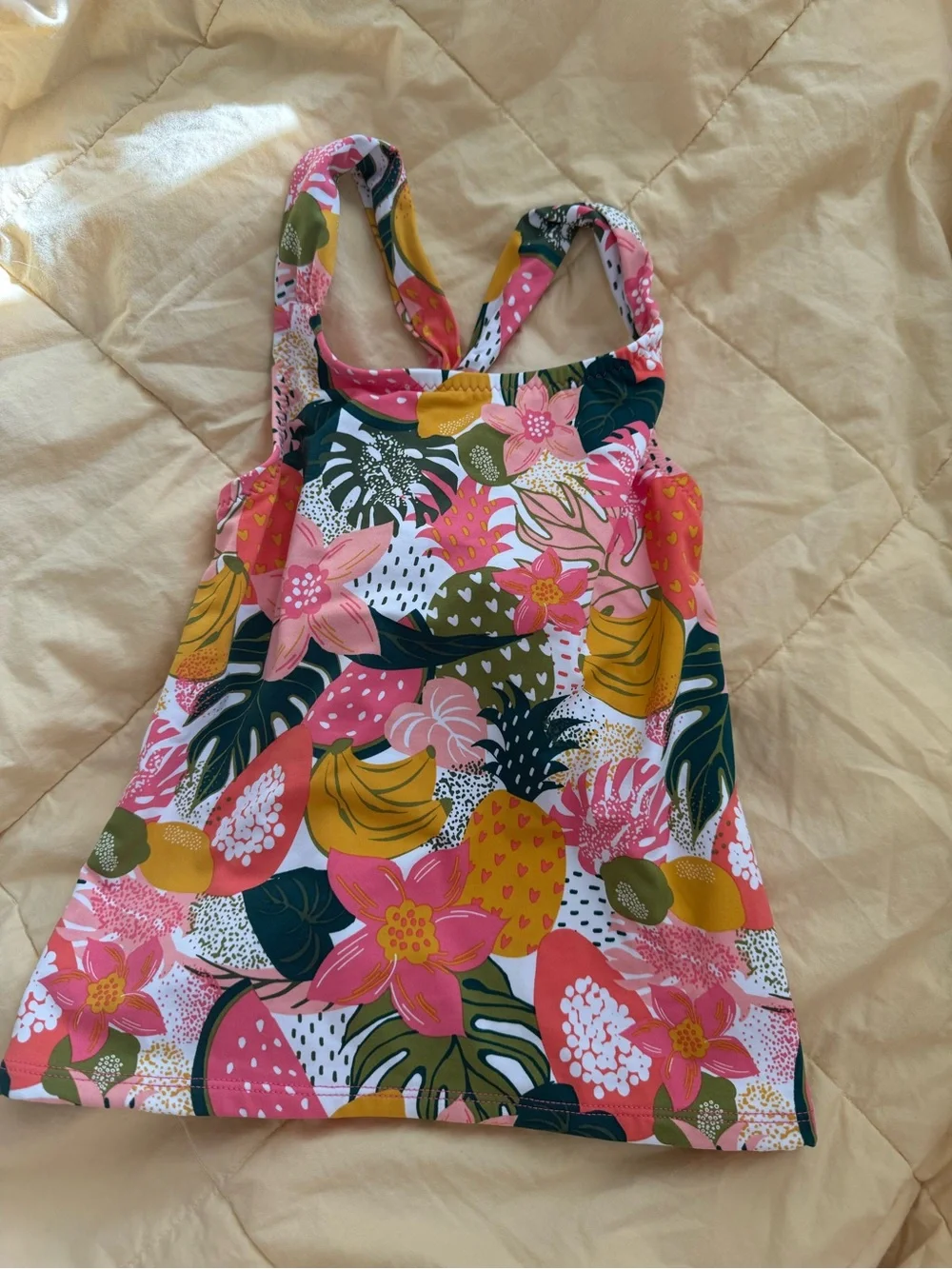 garnet hill swim top size 6